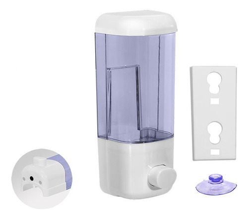 Porta Sabonete Liquido De Parede Dispenser Capacidade 600 Ml