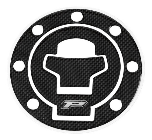 Protector Tapa Tanque Sticker Progrip Carbon Originl Italian