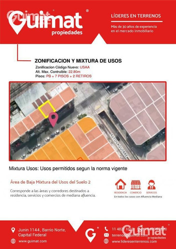 Imagen 3 de 10 de Terreno - Villa Urquiza - Lideres En Terrenos - Guimat Propiedades