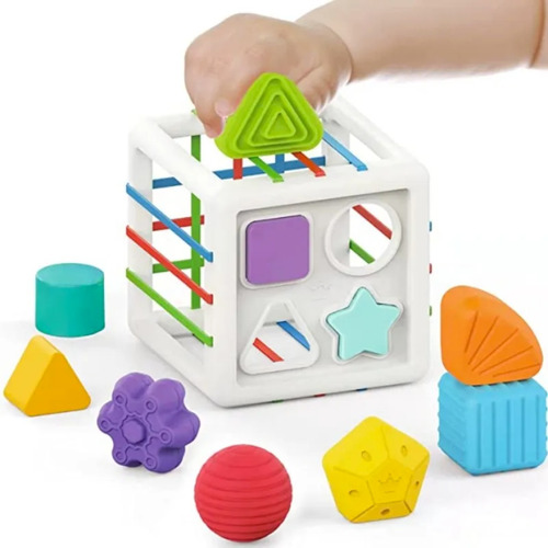 Cubo Didáctico Juego Encastre Formas Geometricas