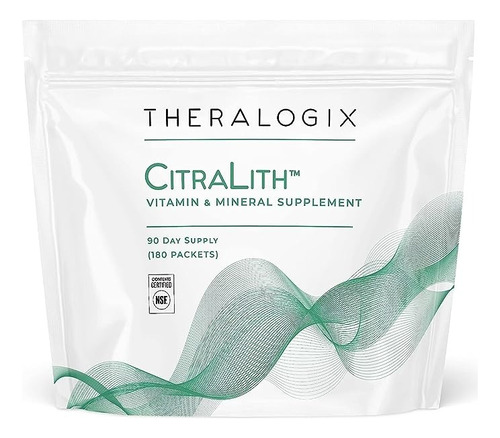 Theralogix Citralith Suplemento Vitamínico Y Mineral 180paq