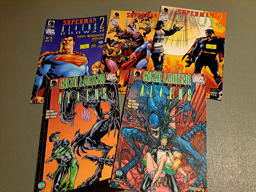 Lote Comics Aliens Vs Superman / Aliens Vs Green Lantern