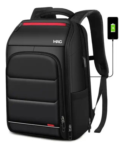 Mochila Impermeable De Gran Capacidad Con Carga Usb