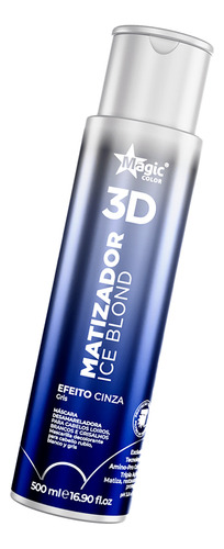 Kit Matizador Magic Profissional  Matizador 3D Ice Blond - Efeito Cinza tom loiro