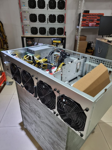 Octominer Rig Rack Mineria Auto Fan Hiveos Inst. Profesional
