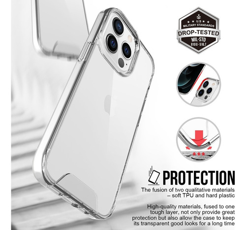 Imagem 5 de 5 de Capinha Magsafe Space Shock Para iPhone 13 Pro