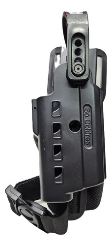 Coldre Polímero Universal Armas Com Lanterna Cinta De Perna