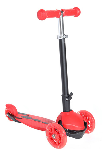 Scooter 3 Ruedas Con Luces Color Rojo Arthome