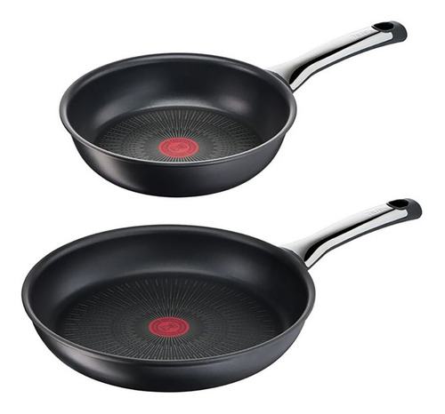 Imagen 7 de 10 de Batería De Cocina T-fal Hard Titanium 12pz Inducción Francia