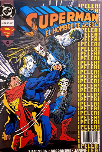 Comics Dc Superman El Hombre De Acero Resurreccion Pelea