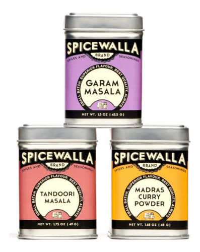 Paquete De 3 Especias Indias Spicewalla Masala | Garam Masal