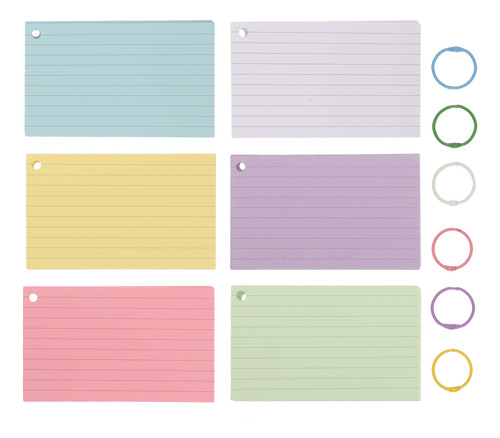 Fichas De Colores, Papelería De Estudio