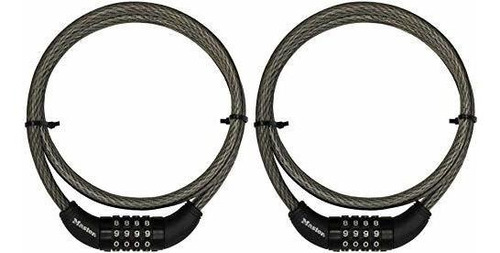 Guaya, U, Candado Para Bi Lock Master Bike Cable Con Barril 