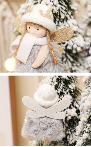 Imagen 5 de 8 de 12 Colgantes De Ángel De Navidad, Adorno Para Árbol De Navid