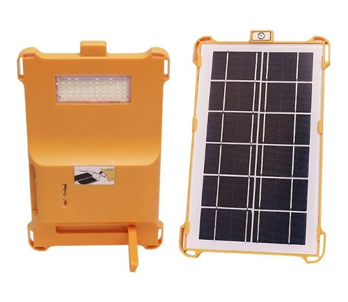 Lámpara Solar De Camping Power Bank Portátil Led Panel Solar