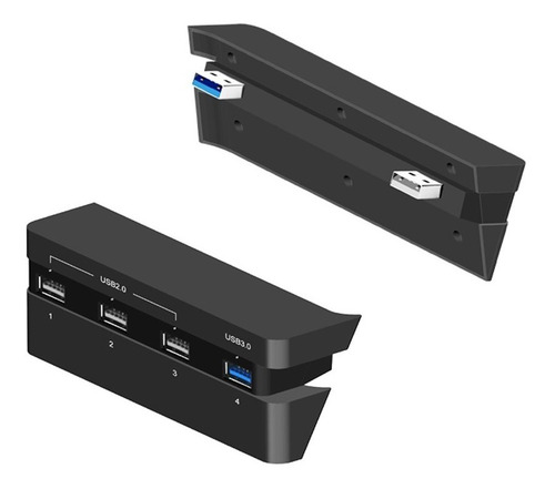 Ps4 Slim Puertos Extra Usb Para Playstation 4 Slim Color Negro