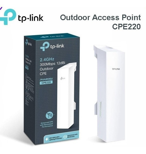 Tp-link Cpe220 Access Point De Exterior 300mbps 2,4ghz 12dbi