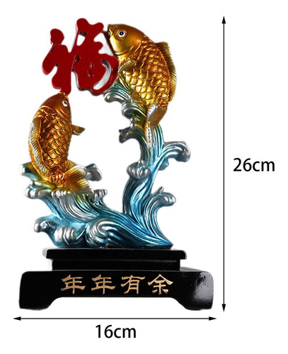 Estatua De Carpa Feng Shui, Salto De Carpa, Regalo De