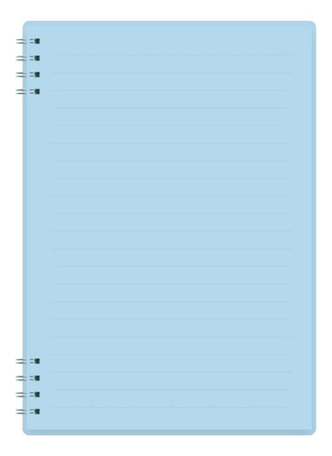 F Cuaderno Horizontal L Coil Book A5 Con 8 Orificios,