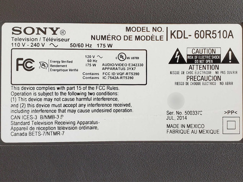 Kit Leds Originales Sony Kdl-60r510a Svg600a13_rev06 (Usado)