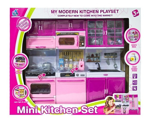 Mini Set De Cocina - Muñecas Barbies Cf-2261-1