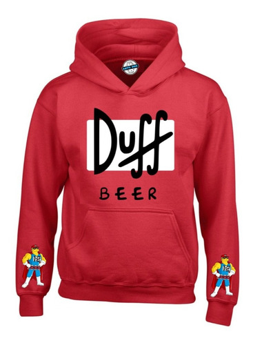 Buzo Capota  Saco Duff Beer Cerveza Simpsons 