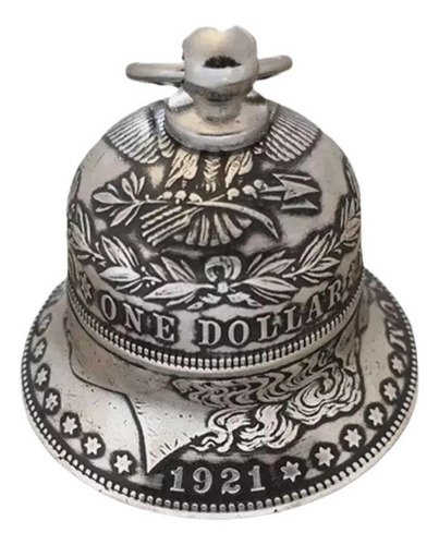 Para Ziryxq New Silver Dollar Bell Silver Coin Bells.