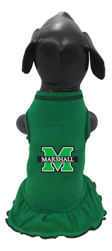 Ncaa Marshall Thundering Herd - Vestido Para Perro Animador.