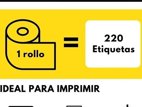 4400 Etiquetas Dymo/zebra (30323) Para Envíos Blancas