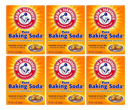 Arm & Hammer Bicarbonato Sodio Apto Consumo Reposteria X6 6c