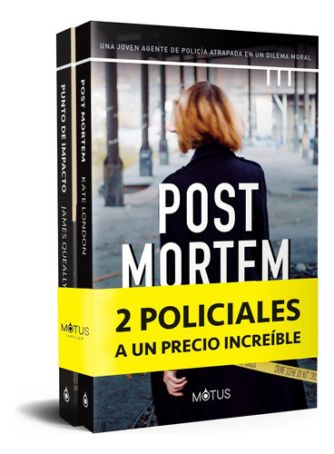 Libro Post Mortem + Punto De Impacto - Pack Policial - Motus