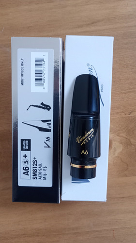 Boquilla Saxo Alto Vandoren A6s+ Nueva Plateado