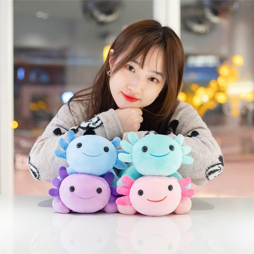 Dybfono Axolotl Juguete De Peluche, 11.8 Pulgadas Suave Lind
