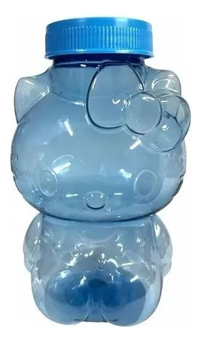 Hello Kitty Chela Botella 1 Litro Con Popote Colores 20 Pzs