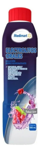 Electrólitos Orales Medimart Sabor Uva De 500 Ml