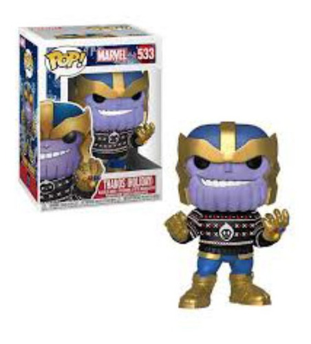 Figura Funko Pop Marvel Holiday - Thanos