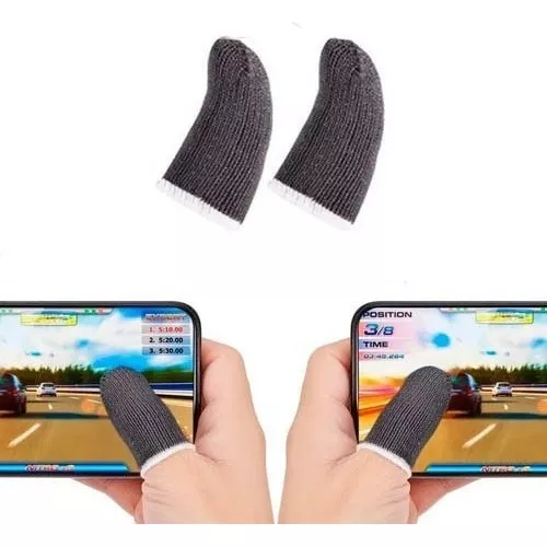 Cubre Dedos Para Celular Par Dedales Gamer X2 Pubg Cod Freef