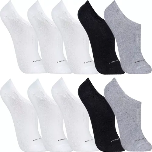 Kit 10 Pares Meias Lupo Sapatilha Invisível Soquete Original