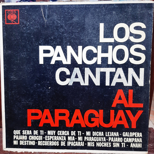 Portada Los Panchos Cantan Al Paraguay P0