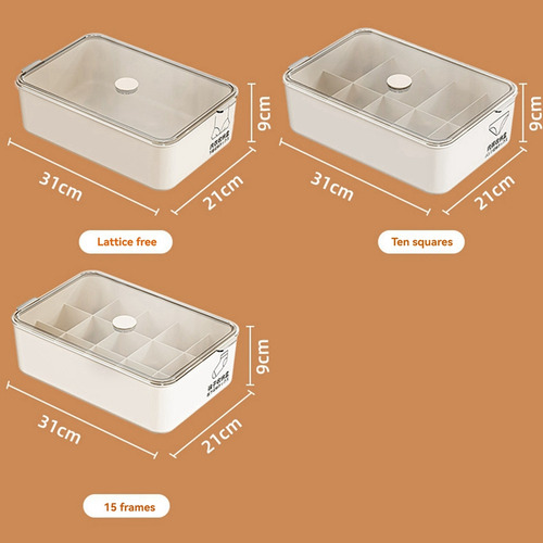 Caja De Almacenamiento A Prueba De Polvo De Gran Capacidad D