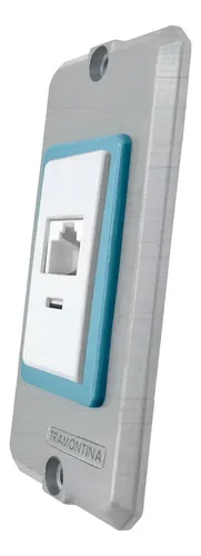 10 Tampa Condulete 3/4 Tomada Rj45 + 10 Keystone Cat5e | Frete grátis