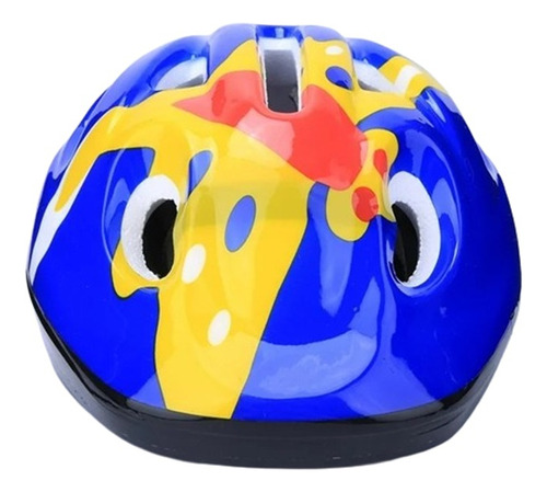 Casco Infantil Protector Ajustable Color Azul 