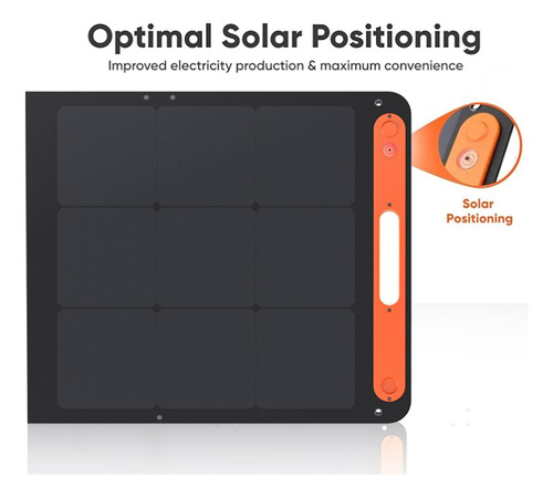 Panel Solar Portátil De Solarsaga 200w, Paneles Solares Con