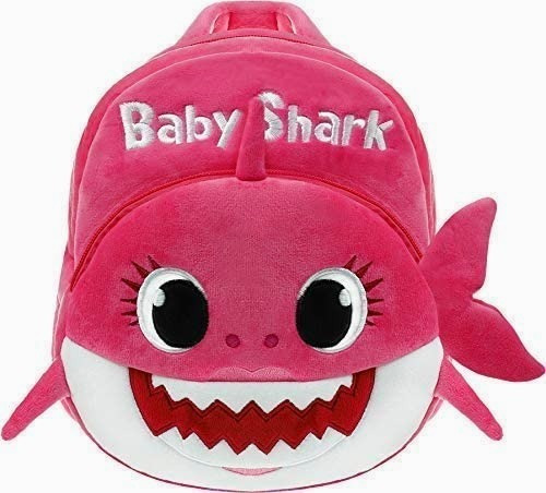Mini Mochila Baby Shark Bebe Niño Azul Backpack Pañalera