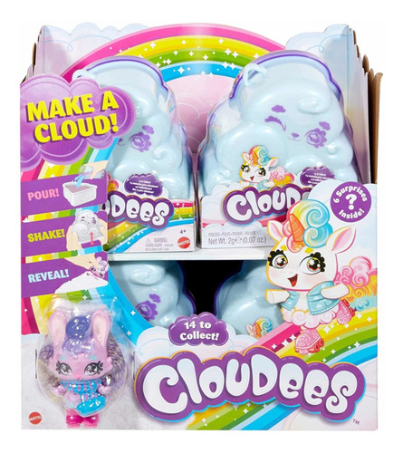 Mattel Figura Cloudees Sorpresa 2 Piezas 