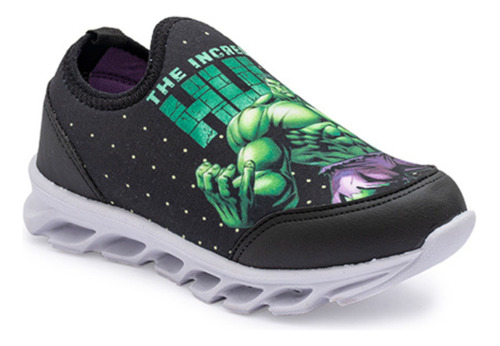 Zapatillas Luz Led Avengers Spiderman Capitan Hulk Marvel®