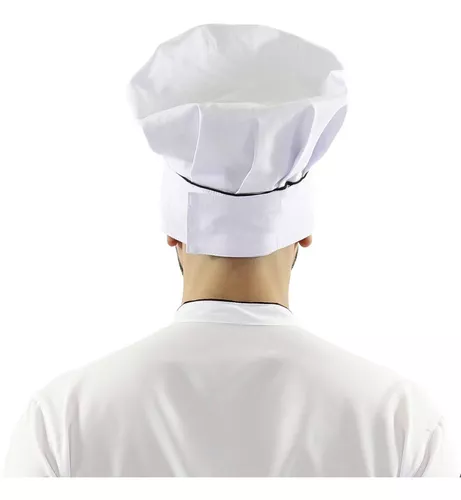 Chapeu do Chef - Touca Mestre Cuca BRANCA Unisex Regulavel - GZT Store