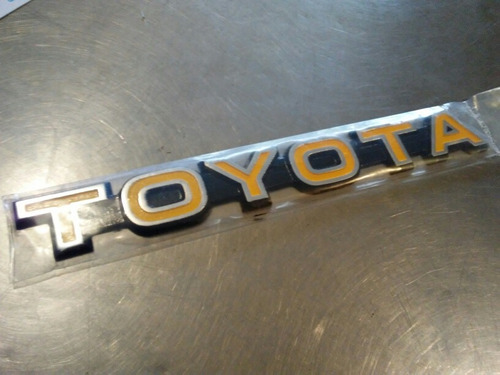 Emblema Toyota Fj40 Fj45 2f Macho Metal Sin Adhesivo