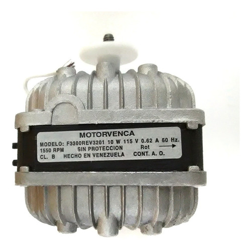 Motor Ventilador Motorvenca 10w 1e 115v 1550rpm Cnr-3928