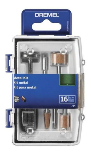 Dremel Kit 734 Metal 16 Piezas Cortar Pulir Tallar Afilar